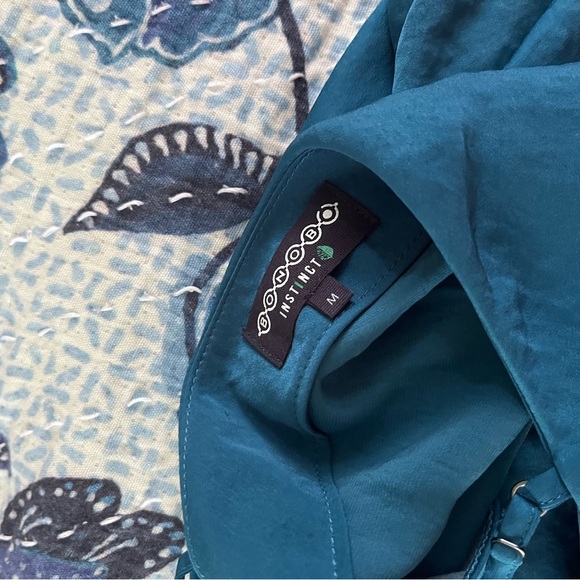 NWT Teal Bonobo Cowl Neck top - Picture 2 of 4